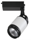 10W LED šviestuvas ant bėgelio V-TAC, juodu / baltu korpusu, (6400K) šaltai balta