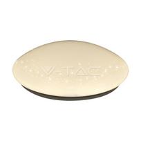 12W LED paviršinis šviestuvas V-TAC, ovalo formos, žvaigždėtas korpusas, 4000K (natūraliai balta)