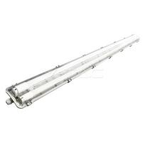 2x22W LED šviestuvas V-TAC 150cm, atsparus vandeniui, 4000K (natūraliai balta)