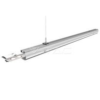 50W LED pakabinamas linijinis šviestuvas V-TAC, magistralinė sistema, 90 ° lęšis, 4000K (natūraliai balta)