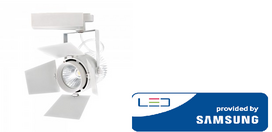 33W LED Šviestuvas ant bėgelio V-TAC, baltas, 3000K (šiltai balta), SAMSUNG LED chip