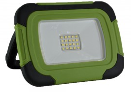 10W LED įkraunamas prožektorius, su USB jungtimi, 6400K, su SOS funkcija