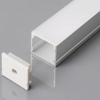 2m LED profilis aliuminis V-TAC, 2000*30*20mm, pieno spalva.