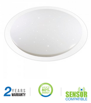 40W LED paviršinis šviestuvas, su šviesos valdymo pulteliu, dimeriuojamas.