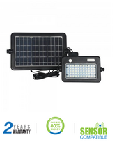 10W LED prožektorius su saulės baterija. 4000K (natūraliai balta)
