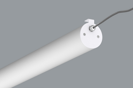 18W LED paviršinis/pakabinamas linijinis šviestuvas VIBRIO NT, baltas, 4000K
