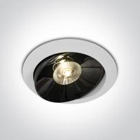 30W LED įleidžiamas šviestuvas, baltas, 3000K. Komplektuojama su maitinimo šaltiniu.
