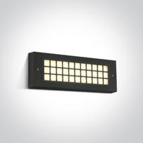 6W LED paviršinis fasado šviestuvas, antracito sp., 3000K