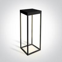 2,2W lauko šviestuvas su saulės baterija, juodas, 3000K, 50cm