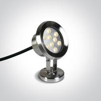 9W LED baseino šviestuvas, nerūdijančio plieno sp., 4000K, IP68