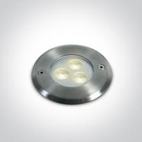 3W LED įleidžiamas baseino šviestuvas, nerūdijančio plieno sp., 4000K, IP68