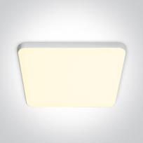 20W įleidžiama panelė, balta, 3000K