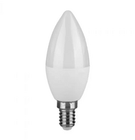 3,7W LED lemputė E14, žvakės formos, 4000K