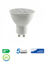 6W LED lemputė, GU10, 3000K