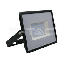 50W LED prožektorius, E-serija, juodu korpusu, 6500K