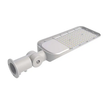 50W LED gatvės šviestuvas, pilkas, 6500K, su šviesos jutikliu