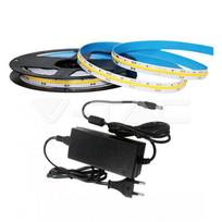 12W/m LED juosta, 512LED/m, IP20, 6000K, 5m, su 78W maitinimo šaltiniu, 24V, 3.5A, IP44