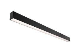 26W pakabinamas linijinis šviestuvas X-LINE SLIM L-DOWN LED COMPACT, juodas, 3000K, IP40