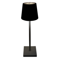 3,5W LED įkraunamas stalo šviestuvas, juodas, 3000K/RGB, IP54, dimeriuojamas
