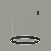80W LED pakabinamas šviestuvas BRASCO UP DOWN, juodas, 3000/4000K, dimeriuojamas