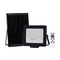 100W LED prožektorius su saulės baterija NORLA, juodas, 4000K