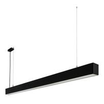 35W LED pakabinamas linijinis šviestuvas TRAVERSI RX, matinės juodos sp., 3000K