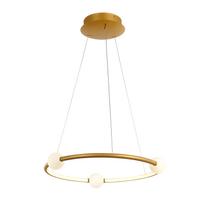 36W LED pakabinamas šviestuvas LOZANNA, sendintos bronzos sp., 3000K, dimeriuojamas