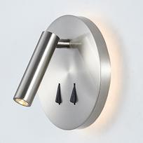 9W LED sieninis šviestuvas NELLY, nikelio sp., 3000K
