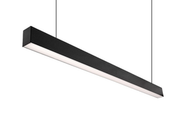 25,5W linijinis pakabinamas šviestuvas X-LINE SLIGHT L-DOWN LED, juodas, 3000K, IP40
