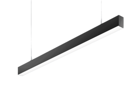 25,2W pakabinamas linijinis šviestuvas X-LINE SLIM L-DOWN LED COMPACT, juodas, 4000K, IP40, DALI