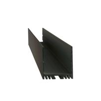 Paviršinis LED juostos profilis VISION TRIMLESS, juodas, 3m