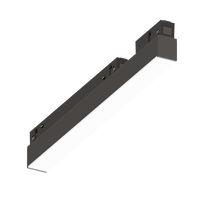 7W LED linijinis šviestuvas į magnetines sistemas EGO, juodas, 3000K, dimeriuojamas