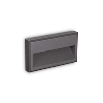 6W LED sieninis fasado šviestuvas FEBE, antracito sp., 4000K, IP65