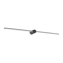 16W LED veidrodžio šviestuvas FILO, juodas, 3000K, IP44