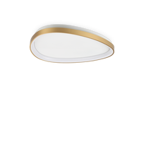 27W LED paviršinis šviestuvas GEMINI, žalvario sp., 3000K, dimeriuojamas