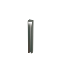 12W LED pastatomas lauko šviestuvas KURT, antracito sp., 3000K, IP54