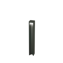 12W LED pastatomas lauko šviestuvas KURT, juodas, 4000K, IP54