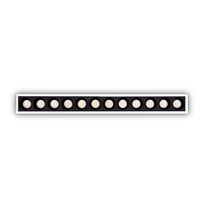 10W LED įleidžiamas linijinis šviestuvas LIKA, baltas, 3000K
