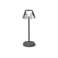 2,8W LED stalo šviestuvas LOLITA, pilkas, 3000K, dimeriuojamas, IP54