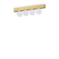 12W LED paviršinis šviestuvas PING PONG, žalvario sp., 3000K