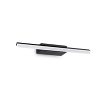 11W LED veidrodžio šviestuvas RIFLESSO, juodas, 3000K, IP44