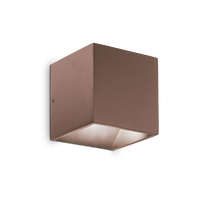 8,5W LED sieninis fasado šviestuvas RUBIK, kavos sp., 4000K, IP54