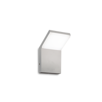 9W LED sieninis fasado šviestuvas STYLE, pilkas, 4000K, IP54