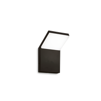 9W LED sieninis fasado šviestuvas STYLE, juodas, 3000K, IP54