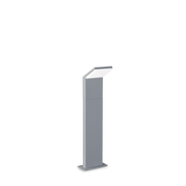 9W LED pastatomas lauko šviestuvas STYLE, pilkas, 4000K, IP54