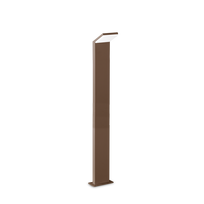 9W LED pastatomas lauko šviestuvas STYLE, kavos sp., 4000K, IP54