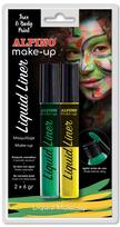 Veido dažai ALPINO Liquid liner, geltona/žalia, 2x6 g