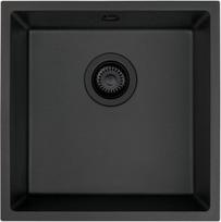 Granitinė virtuvinė plautuvė Deante Corda ZQA_G10A, Metallic graphite