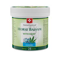 SwissMedicus Cooling Horse Balsam With Hemp Šaldomasis balzamas su kanapių  ekstraktu, 250 ml