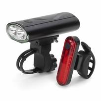 Montis Zestaw akumulatorowych lampek rowerowych LED MT107 Galinis žibintas + priekinis žibintas (rinkinys) 270 lm